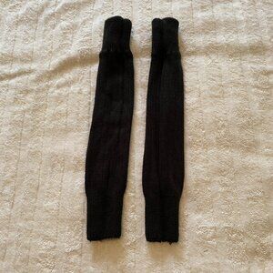 Leg warmers, black, NWOT